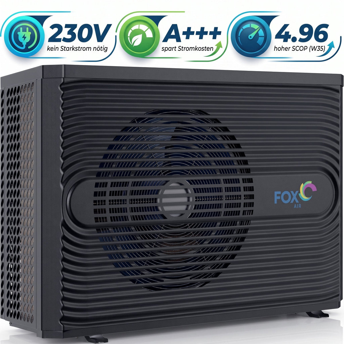 Wärmepumpe 230V kein Starkstrom, A+++, SCOP 4,96