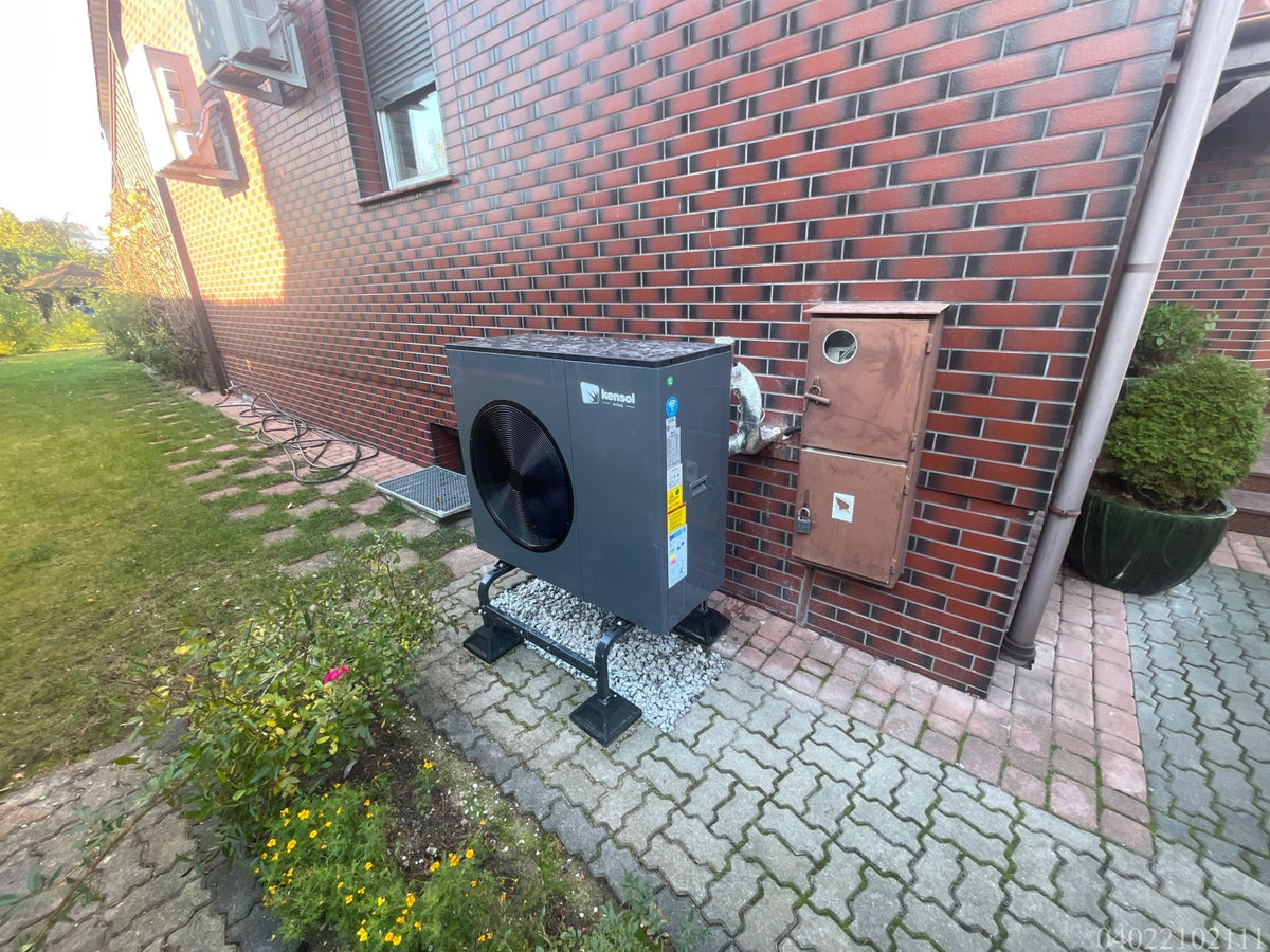 Wärmepumpe 10kW für Alt-/Neubau R32 Monoblock Luft Warm Wasser Effizient & Leise