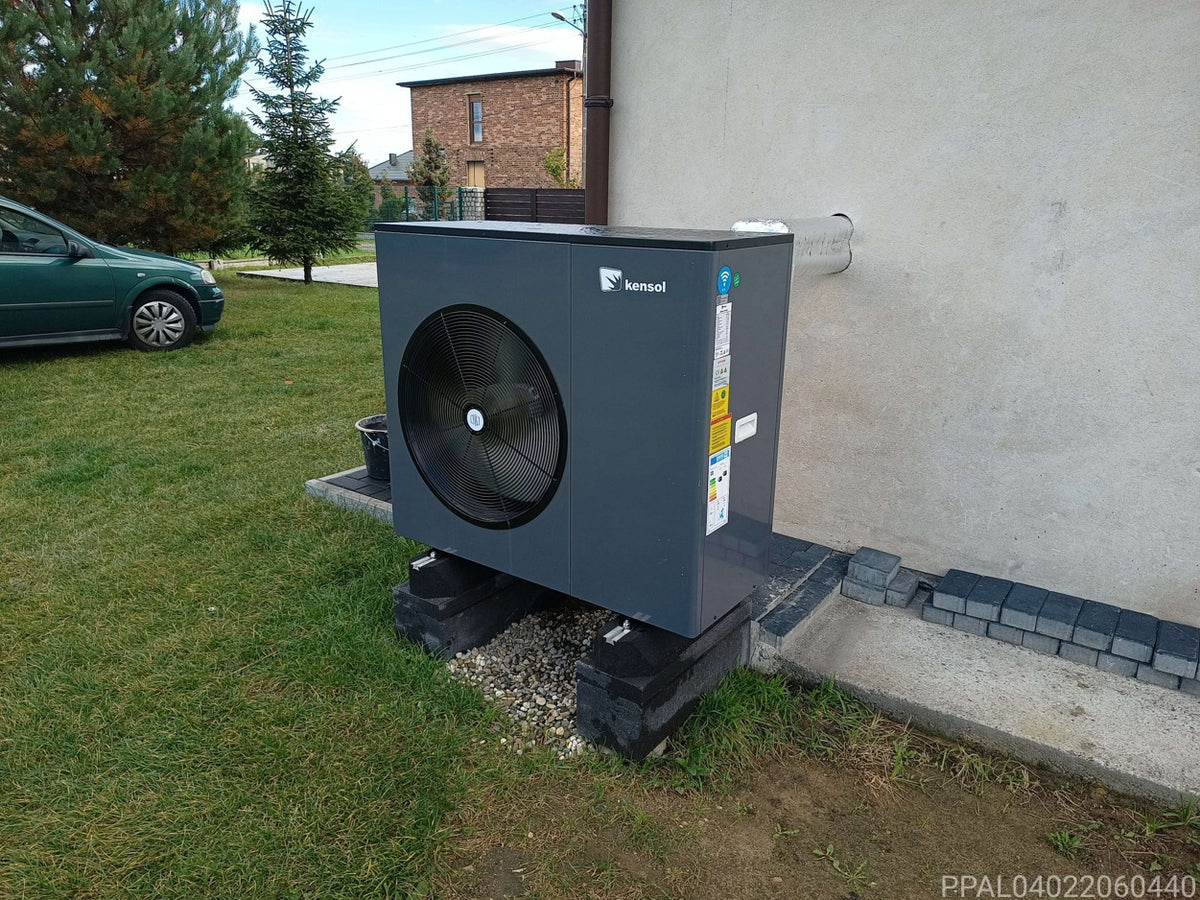 Wärmepumpe 10kW für Alt-/Neubau R32 Monoblock Luft Warm Wasser Effizient & Leise