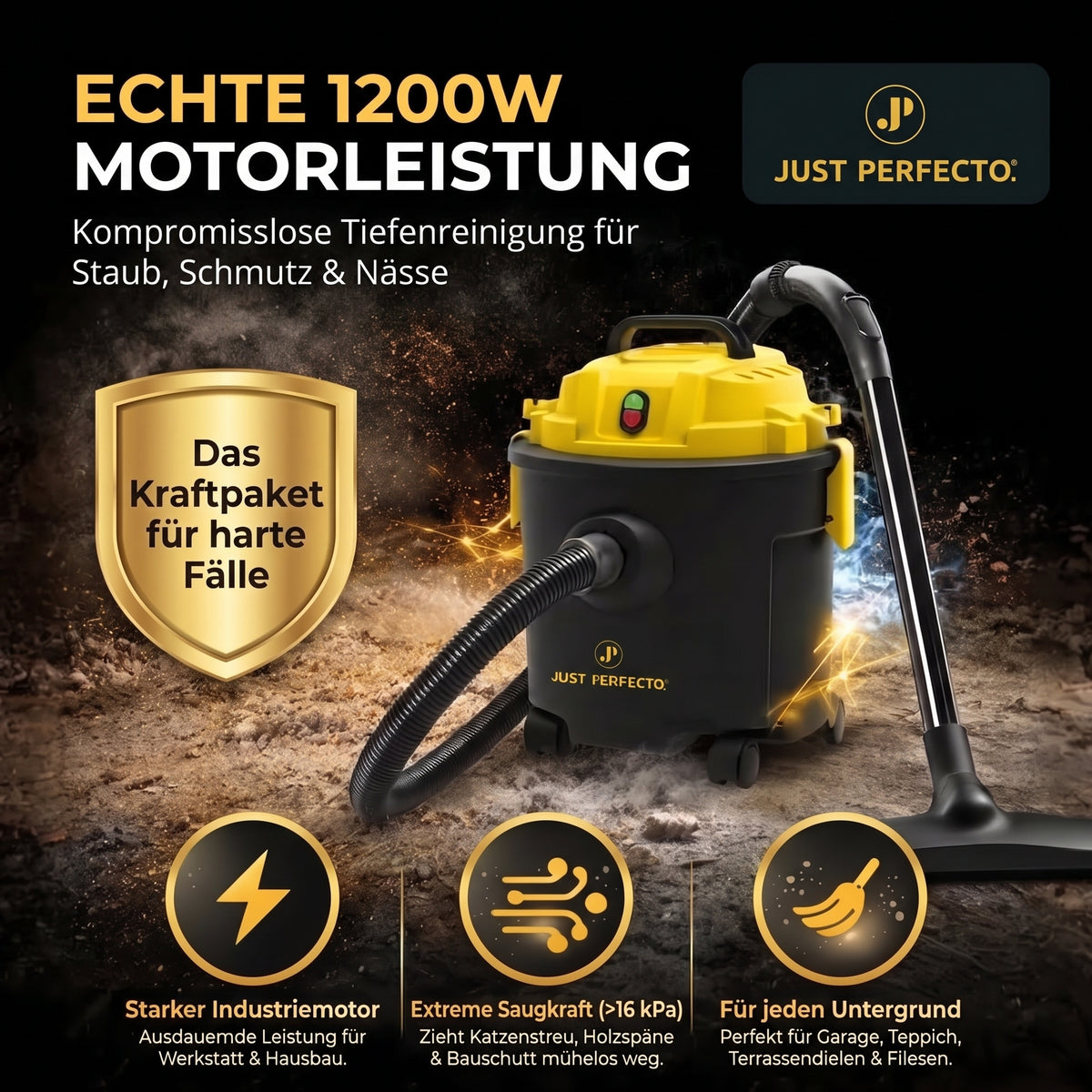 Industriestaubsauger Nass Staubsauger beutellos Industriesauger Asche