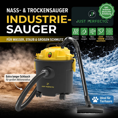 Industriestaubsauger Nass Staubsauger beutellos Industriesauger Asche