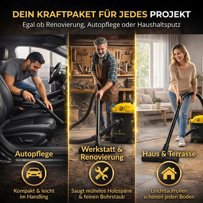 Industriestaubsauger Nass Staubsauger beutellos Industriesauger Asche