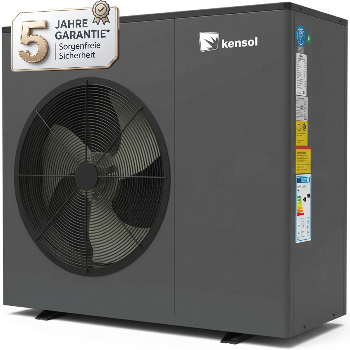Wärmepumpe 10kW für Alt-/Neubau R32 Monoblock Luft Warm Wasser Effizient & Leise