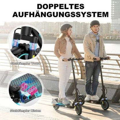 E-Scooter mit Straßenzulassung Elektroroller ABE Faltbar Escooter Elektro Roller