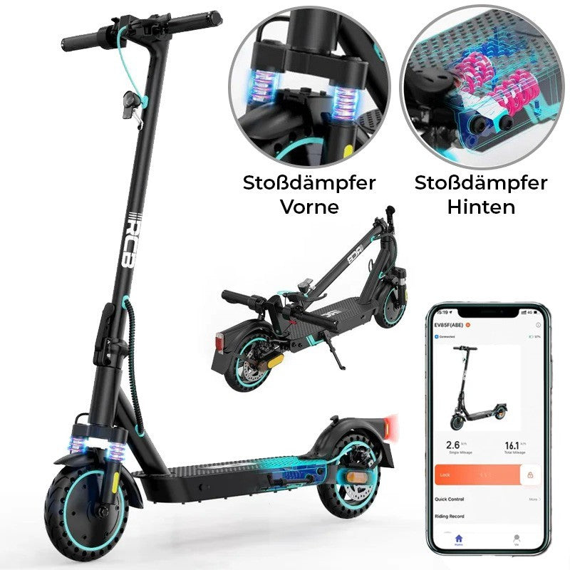 E-Scooter mit Straßenzulassung Elektroroller ABE Faltbar Escooter Elektro Roller