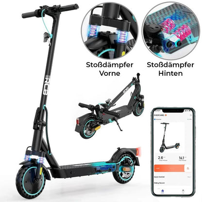 E-Scooter mit Straßenzulassung Elektroroller ABE Faltbar Escooter Elektro Roller