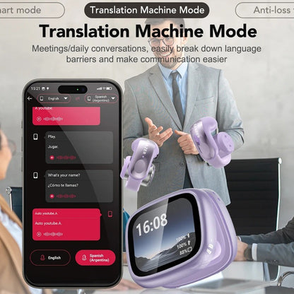 AI Übersetzer Kopfhörer Bluetooth Echtzeit Übersetzer Kopfhörer 135 Sprachen