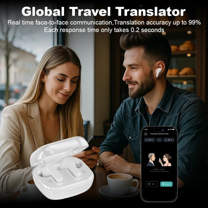 144 Sprachen AI Übersetzer live Translate| Übersetzer Kopfhörer mit Übersetzer