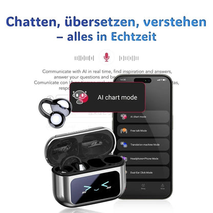 144 Sprachen Echtzeit Übersetzer Kopfhörer mit Übersetzer| Übersetzungskopfhörer
