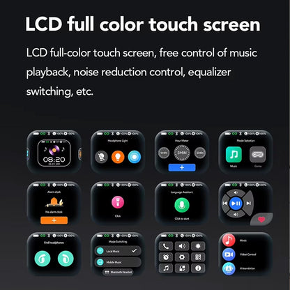 HTC NE27 Übersetzer Ohrhörer Echtzeit Übersetzer Kopfhörer 130+ Sprachen Glow