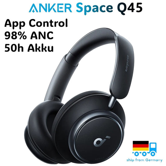 Soundcore Anker Space Q45 Bluetooth Kopfhörer 50 Std. Wiedergabe App Steuerung